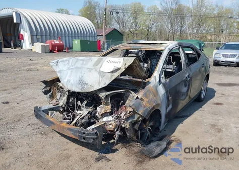 2015 Toyota Corolla Le Eco Plus z USA, uszkodzony, nr VIN 2T1BPRHEXFC426091